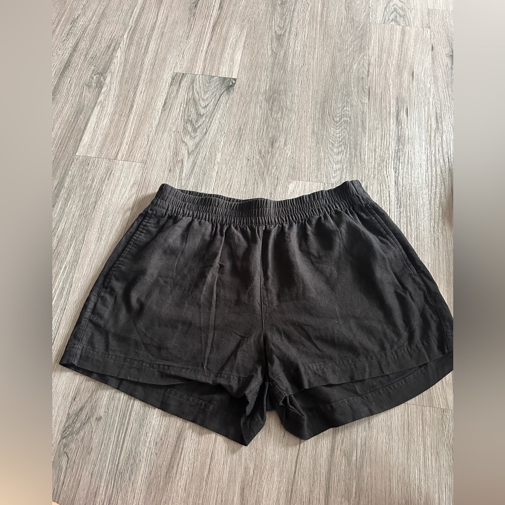 Old Navy Black Athletic Shorts Elastic Waistband